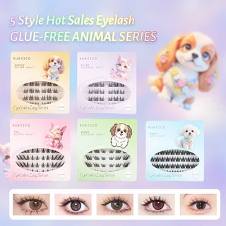 [ซื้อหนึ่งแถมหนึ่ง] ขนตาปลอมแบบมีกาวในตัว คุเซเซอร์ ไม่ใช้กาว สไตล์ธรรมชาติ ถอดง่าย ติดทนนาน นํากลับมาใช้ใหม่ เหมาะมากสําหรับผู้เริ่มต้น