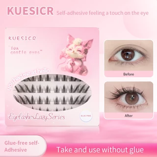 [ซื้อหนึ่งแถมหนึ่ง] ขนตาปลอมแบบมีกาวในตัว คุเซเซอร์ ไม่ใช้กาว สไตล์ธรรมชาติ ถอดง่าย ติดทนนาน นํากลับมาใช้ใหม่ เหมาะมากสําหรับผู้เริ่มต้น