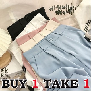 Ecokauer Wide Leg Trousers For Women High Waist Suit Pants Slimming Vertical Leg Trousers