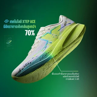 【xtep】360X3.0 FLY丨สีสะท้อนแสง BT400 แผ่นคาร์บอนเต็มฝ่าเท้า ACE กันกระแทก รองเท้าวิ่งแข่งขันมืออาชีพ รองเท้าวิ่งมาราธอน