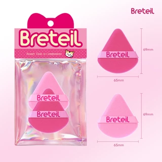 Breteil พัฟแป้งรูปสามเหลี่ยม - นุ่มสบาย เหมาะสำหรับแป้งฝุ่นและแป้งอัดแข็ง BR-P52