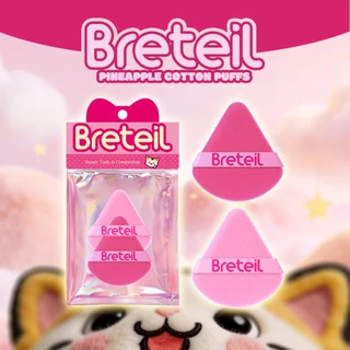 Breteil พัฟแป้งรูปสามเหลี่ยม - นุ่มสบาย เหมาะสำหรับแป้งฝุ่นและแป้งอัดแข็ง BR-P52
