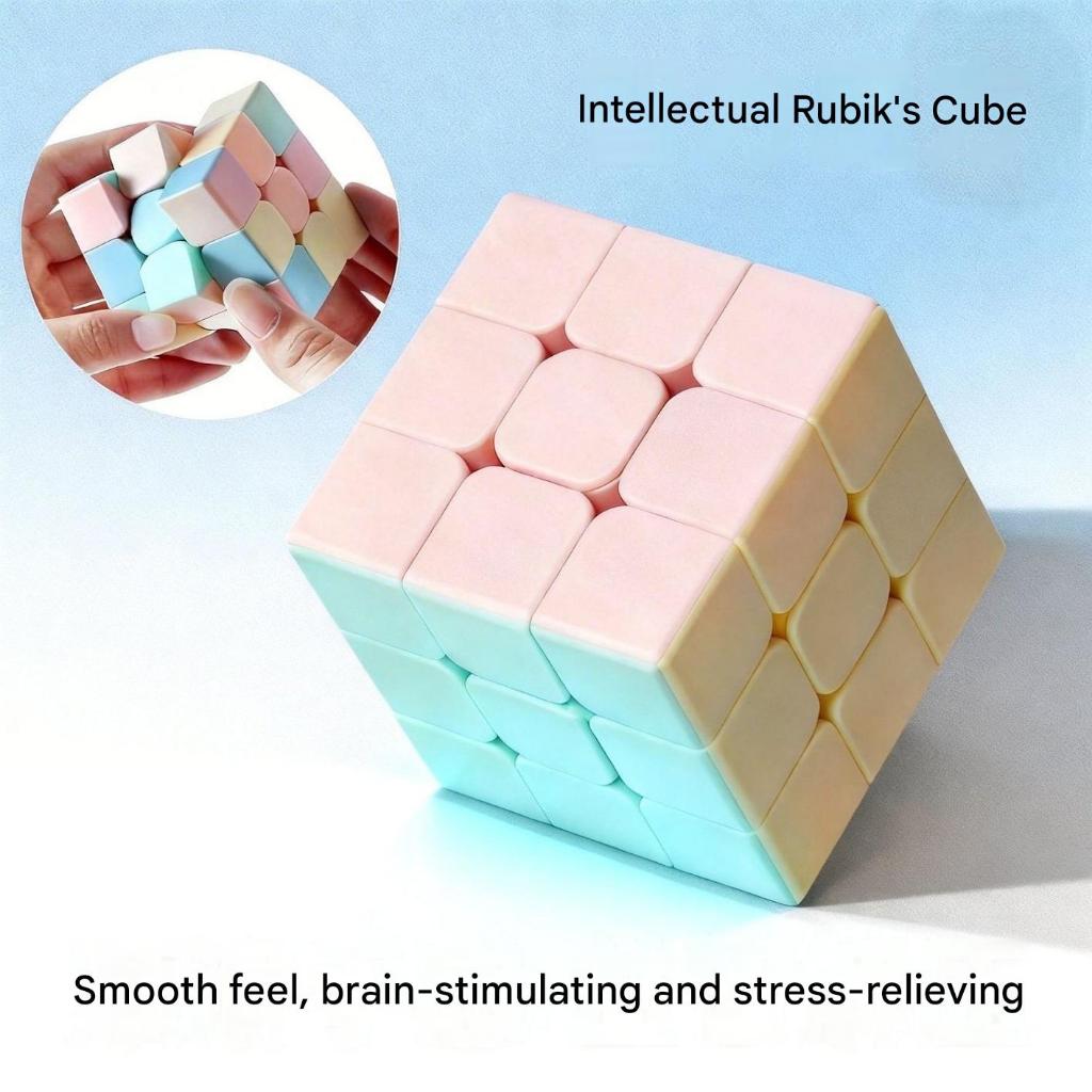 Speed Rubiks Cube คาร์บอนไฟเบอร์ Super Smooth Fast Puzzle ของเล่นเพื่อการศึกษา Vivid สีสําหรับเด็กเริ่มต้นแม่เหล็กหมุน Anti-Pop Brain Teaser