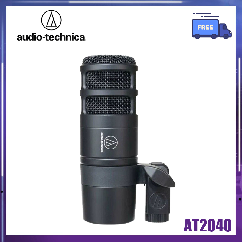 Supercardioid Dynamic Podcast Microphone จาก Audio Technica AT2040 XLR Wired Microphone