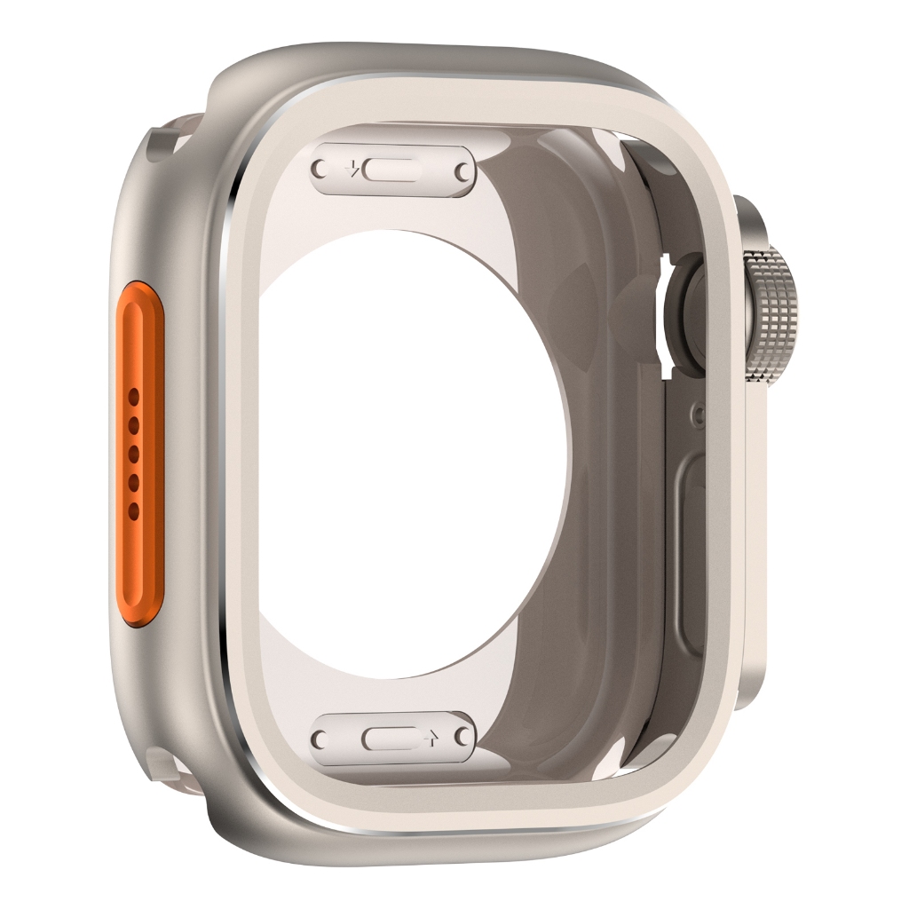อลูมิเนียมอัลลอยด์สําหรับ iWatch Ultra 3 49 มม.ป้องกันหน้าจอเปลี่ยน Ultra กันชนกรณีคลุมทั้งหมดสําหรับ IWatch11 10 9 8 7 6 5 4 SE 44 45 46 มม.