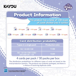 KAYOU My Little Pony-Friendship Eternal Cards-สนุก Moments Edition-003-SEA-Series 3-MLP-YYYH-QY-003-SEA