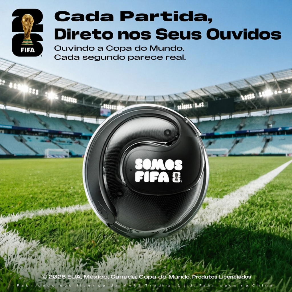 หูฟัง Bluetooth 6.0 รุ่นที่ระลึก FIFA World Cup (F26E02) การแปล AI และคุณภาพเสียง Hi-Fi