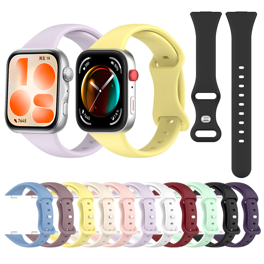 สายซิลิโคนสําหรับนาฬิกา Huawei Fit5 Fit3 Fit4 Pro Fit 3 4 5 สายรัดข้อมือสร้อยข้อมือกีฬานาฬิกา