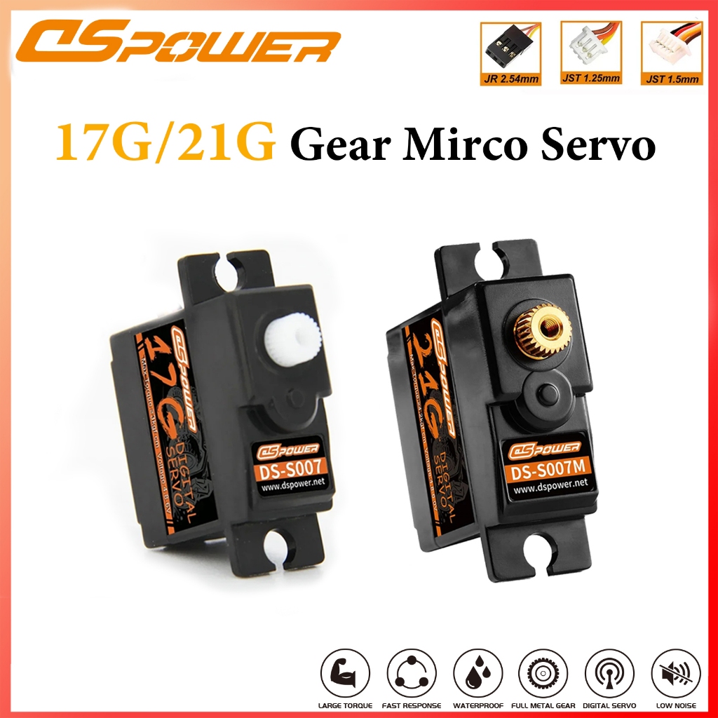 DSpower 21G โลหะเกียร์ Digital Servo กันน้ําสําหรับ 1/14 1/16 1/18 RC รถ Crawler เครื่องบินเฮลิคอปเตอร์หุ่นยนต์ Wltoys MN99S MN78 MN168 MN82