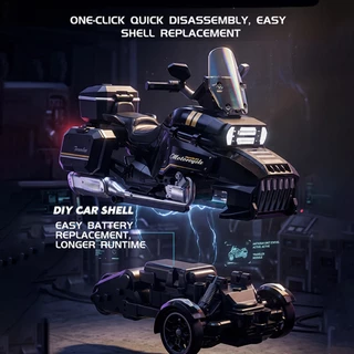3WD RC Drift รถจักรยานยนต์รถ 2.4G รีโมทคอนโทรลสามล้อมอเตอร์ Beetle รุ่นไฟฟ้า Emulation รถจักรยานยนต์ของเล่นเด็ก