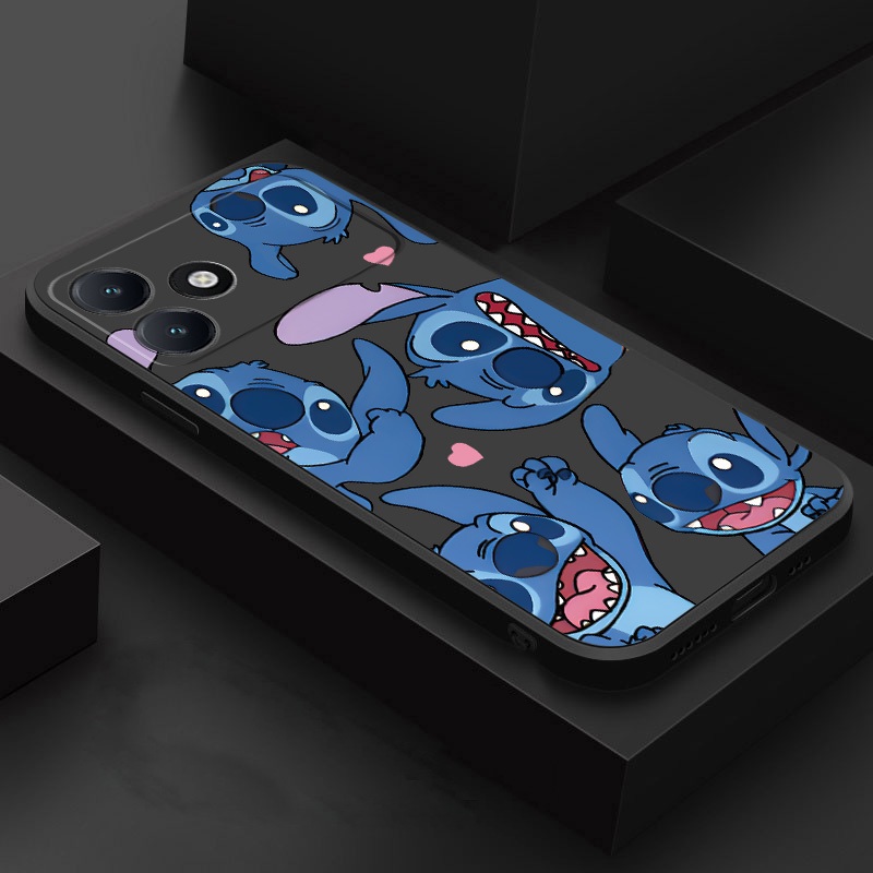 OPPO A6c A6s 5G A6t Pro A6k Stitch เคสโทรศัพท์ Anti Drop Protection ฝาครอบความปลอดภัยตรงขอบปลอก