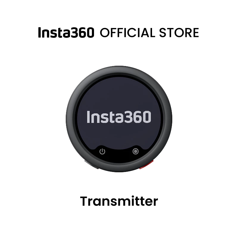 เครื่องส่งสัญญาณ Insta360 Mic Pro, ไมโครโฟนไร้สายแบบหนีบเสื้อขนาดเล็กสําหรับ iPhone/กล้อง/Android, การบันทึกวิดีโอ, บลูทูธ, จอแสดงผล E-ink ที่ปรับแต่งได้, 3 ไมค์ Array