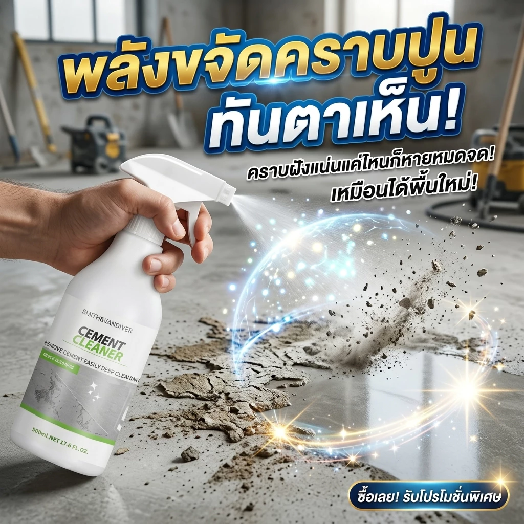 ⚡คราบปูนฝังแน่นนิ่มใน 3 วินาที🧼 น้ำยาล้างคราบปูน น้ำยาสลายคราบปูน ล้าง น้ํายาล้าง สเปรย์แล้วซีเมนต์ละลายเร็ว