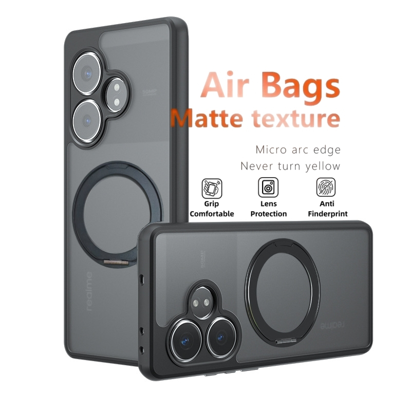 360° หมุนวงเล็บโลหะเคสโทรศัพท์สําหรับ Realme Neo 7 GT 8 Pro 6 7 Pro 7T P1 P3 Ultra P3X P4X 5G C65 C7