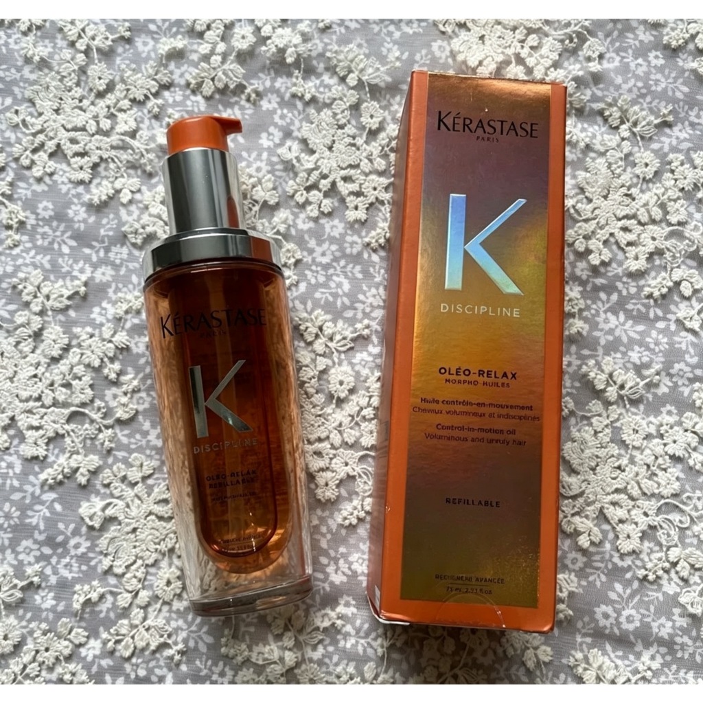 Win-Win Kérastase น้ํามันสีแดงใหม่ Luminous Golden Mountain Tea Flower Hair Care Essential Oil 75ml