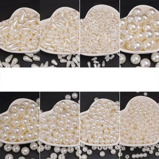 อุปกรณ์ทําสร้อยข้อมืองานฝีมือ – ลูกปัดข้าว, ลูกปัดหยดน้ํา, ลูกปัดรูปไข่, มุก สําหรับทําเครื่องประดับ