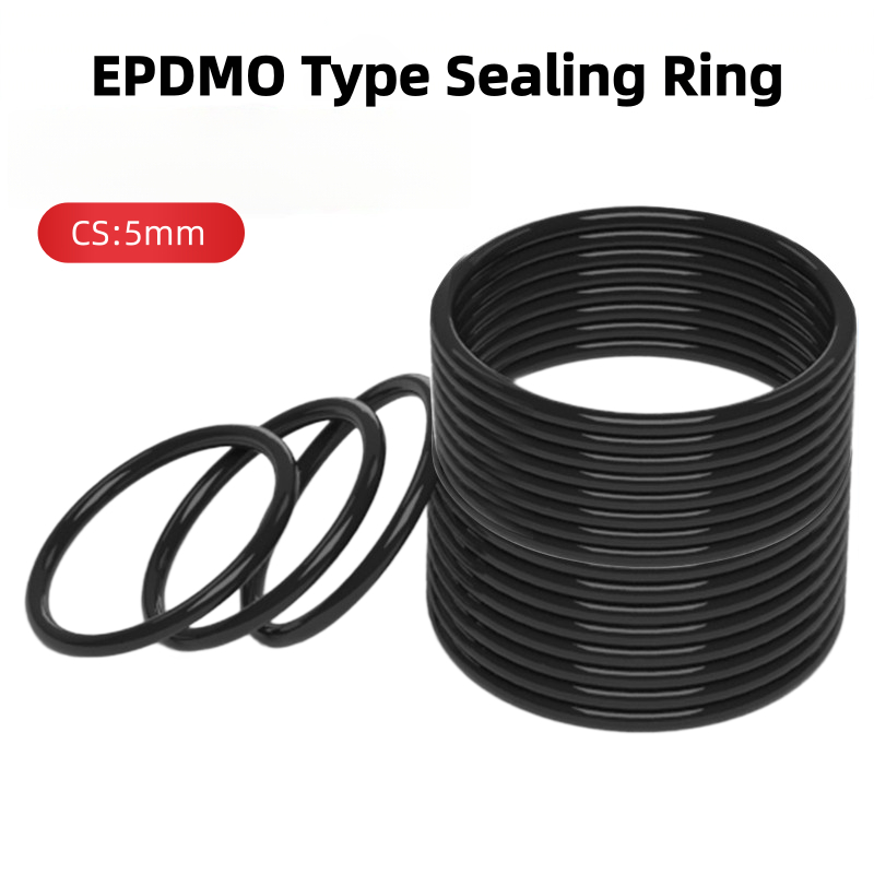 ยางโอริง EPDM ความหนา 5 มม. และแหวนปิดผนึก EPDM ที่ทนต่อการสึกหรอ