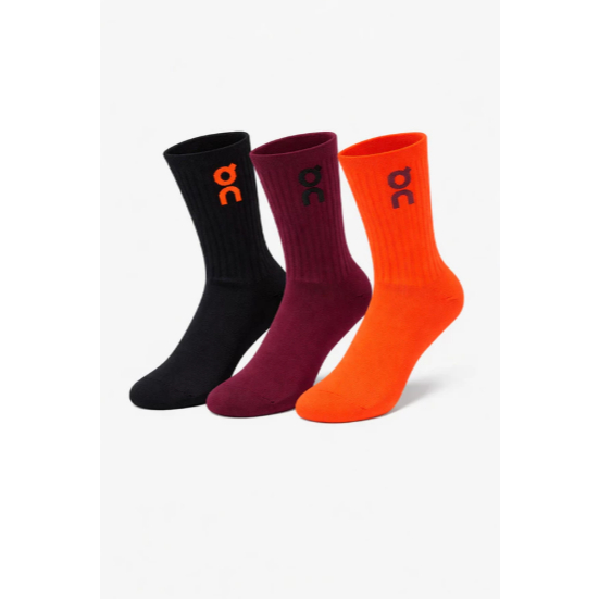 ดีใส่ทุกวันถุงเท้าON Performance Socks Premium Cotton Blendนุ่มพิเศษ ระบายอากาศดีไม่อับไม่เหม็นง่ายใส่สบายทั้งวัน3คู่