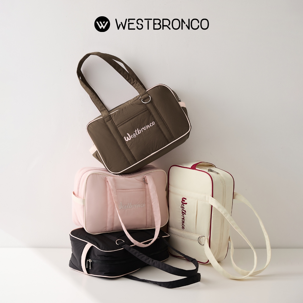 【New Arrival】WESTBRONCO คอสมอส (Cosmos) - กระเป๋าทรง Boston ใส่โน้ตบุ๊กได้ถึง14นิ้ว จุของได้เยอะ กันน้ำ สะพายไหล่ เหมาะสำหรับไปทำงาน ไปเรียน และเดินทาง