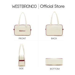 WESTBRONCO คอสมอส (Cosmos) - กระเป๋าทรง Boston ใส่โน้ตบุ๊กได้ถึง14นิ้ว จุของได้เยอะ กันน้ำ สะพายไหล่ เหมาะสำหรับไปทำงาน ไปเรียน และเดินทาง