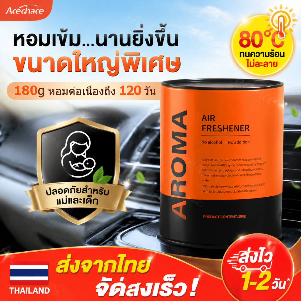 [น้ำหอมรถยนต์กลิ่นรถใหม่] น้ำหอมรถยนต์ ในรถยนต์ผู้ชายธุรกิจโคโลญจ์ธรรมชาติกลิ่นหอมติดทนนาน 120 วัน