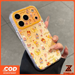 เหมาะสําหรับ OPPO Reno16F 16Pro 15F 15ProMax 14F 14Pro 13F 13Pro 12F 12Pro 11F 11Pro 10Pro 8T 8Z 7Z 6Z การ์ตูน Moon เต็มหน้าจอ Star People กันกระแทก TPU โทรศัพท์ Cas
