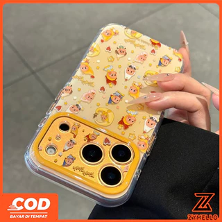 เหมาะสําหรับ OPPO Reno16F 16Pro 15F 15ProMax 14F 14Pro 13F 13Pro 12F 12Pro 11F 11Pro 10Pro 8T 8Z 7Z 6Z การ์ตูน Moon เต็มหน้าจอ Star People กันกระแทก TPU โทรศัพท์ Cas