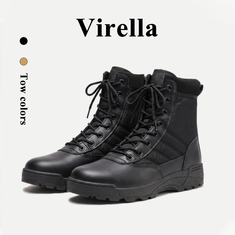 Virella รองเท้าบูทสปอร์ตสุดหล่อ มีให้เลือก 2 สี มีฟังก์ชั่นป้องกันการชนกันที่ปลายเท้า น้ำหนักเบา ใส่สบาย เหมาะสำหรับการเดินทางกลางแจ้งและเล่นกีฬากลางแจ้ง