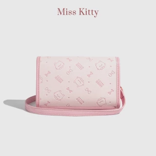 กระเป๋าสะพายผู้หญิง MISS KITTY กระเป๋าสีชมพูน่ารักๆ หนังพียูเนื้อนิ่ม ของขวัญให้เพื่อน ของขวัญวันเกิด ของขวัญวันเกิดให้แฟน