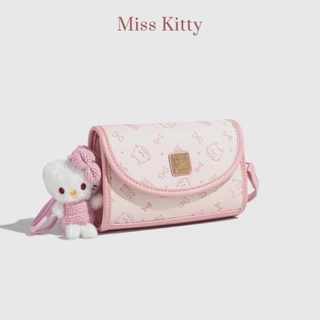 กระเป๋าสะพายผู้หญิง MISS KITTY กระเป๋าสีชมพูน่ารักๆ หนังพียูเนื้อนิ่ม ของขวัญให้เพื่อน ของขวัญวันเกิด ของขวัญวันเกิดให้แฟน
