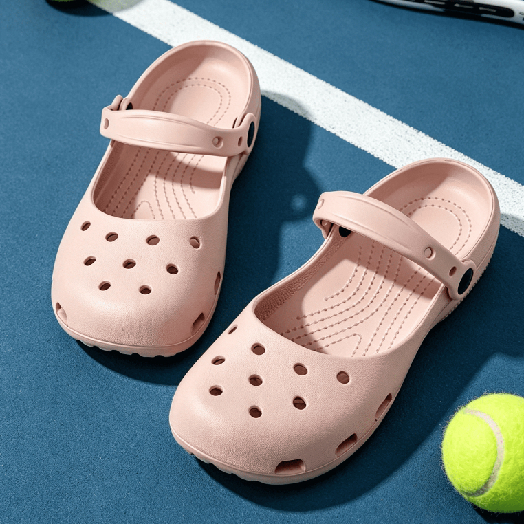 สุภาพสตรีแฟชั่น All-Match Halter Ballet Hole รองเท้าออกแบบ Anti-Slip Breathable