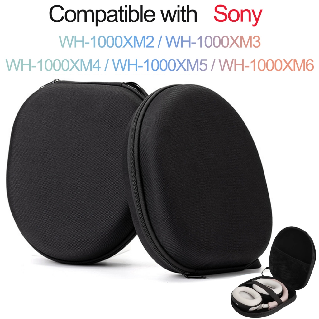 สําหรับ Sony WH-1000XM2 WH-1000XM3 WH-1000XM4 WH-1000XM5 WH-1000XM6 MDR-ZX110AP แบบพกพาชุดหูฟังกระเป๋าเดินทางกันกระแทก Hard Shell กระเป๋า