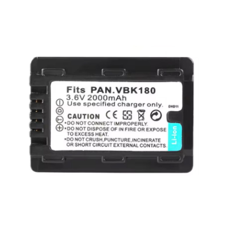 สําหรับ Panasonic VW-VBK180 แบตเตอรี่ HC-V700MGK HC-V10GK HC-V100GK HC-V100MGK HC-V500GK HC-V500MGK 