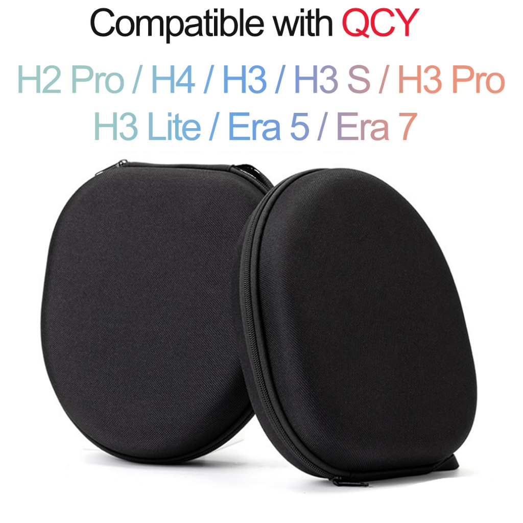 สําหรับ QCY H3 Pro Lite H3S H4 H2 Pro Era5 Era7 แบบพกพาชุดหูฟังกระเป๋าเดินทางกันกระแทก Hard Shell กร