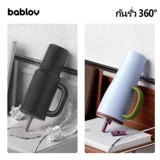 Bablov กระบอกน้ำเก็บอุณหภูมิ 1 ลิตร (35 oz) | กันรั่ว 360° แก้วสแตนเลส S316 | เก็บความเย็น-ร้อน 6-8 ชม. | ฐานรองในรถ | สำหรับออกกำลังกาย ที่ทำงาน ใช้ประจำวัน