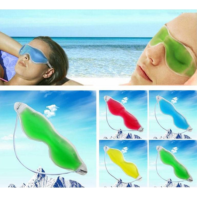 ฤดูใบไม้ผลิevennice. 1Pc Gel Eye Mask Cold Pa Warm Heat Ice Sleeping Tyred Mask Eye Care ใหม่