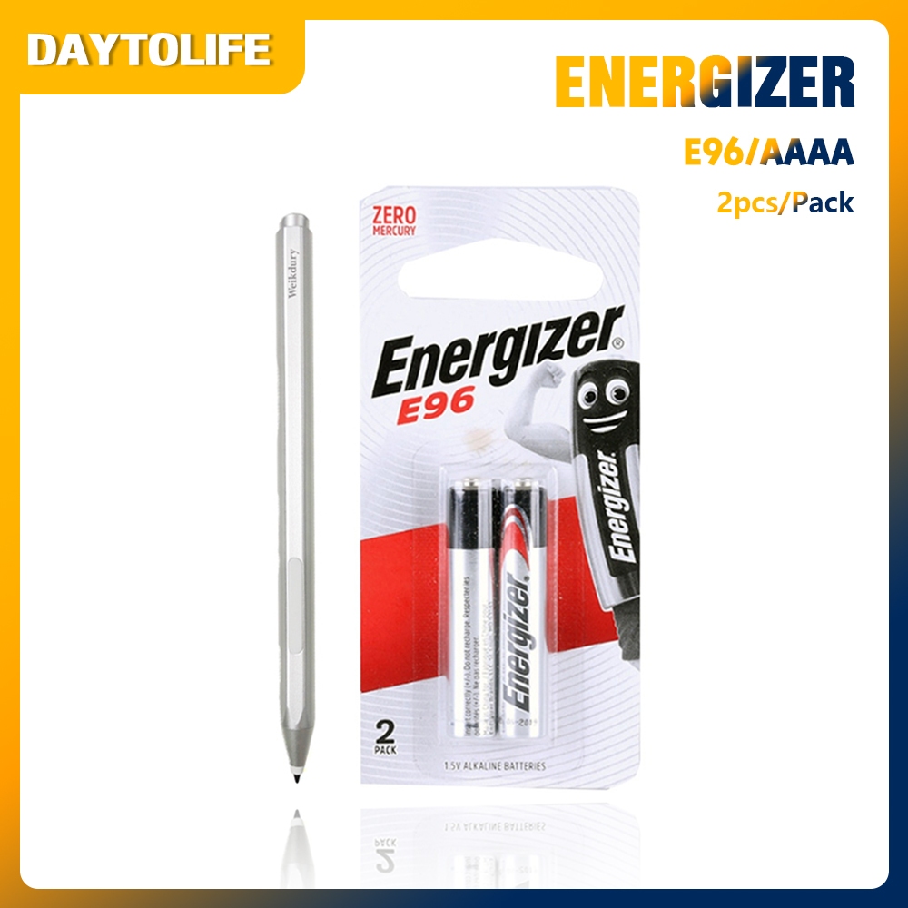 2 ชิ้น/ล็อต Energizer e96 AAAA แบตเตอรี่ 1.5V แบตเตอรี่อัลคาไลน์สําหรับ Stylus ปากกาเลเซอร์นาฬิกาปลุกบลูทูธ Hea ฯลฯ