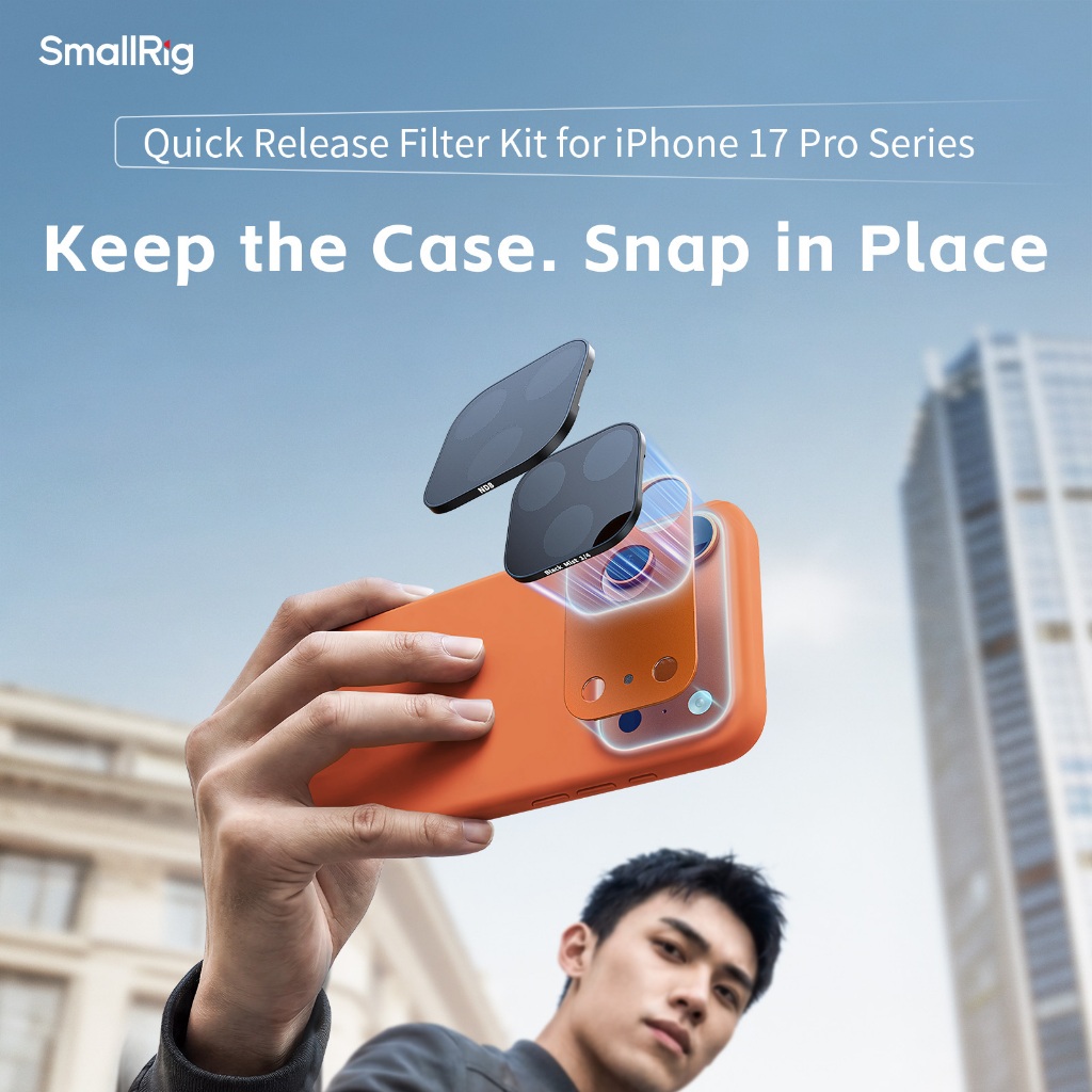 SmallRig Square UV Filter Kit / ND Filter Kit (ND2 ถึง ND16) / 1/4 Black Mist Filter สําหรับ iPhone 