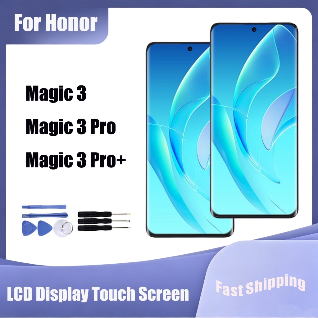 สําหรับ Honor Magic3 Magic 3 Pro Magic3 Pro + จอแสดงผล LCD Touch Screen Digitizer Assembly Replacement
