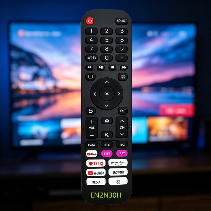 EN2N30H เปลี่ยนรีโมทคอนโทรล fit สําหรับ Hisense UHD LED 4K สมาร์ททีวีใช้งานร่วมกับรุ่น (ไม่เฉพาะรุ่น