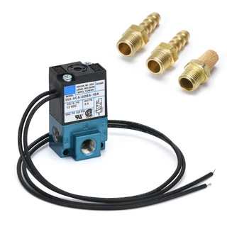 RESO ECU Solenoid วาล์ว 3 พอร์ตอิเล็กทรอนิกส์ Turbo Boost Control DC12V 5.4WATTS 35A-ACA-DDBA-1BA พร้อมโลโก้