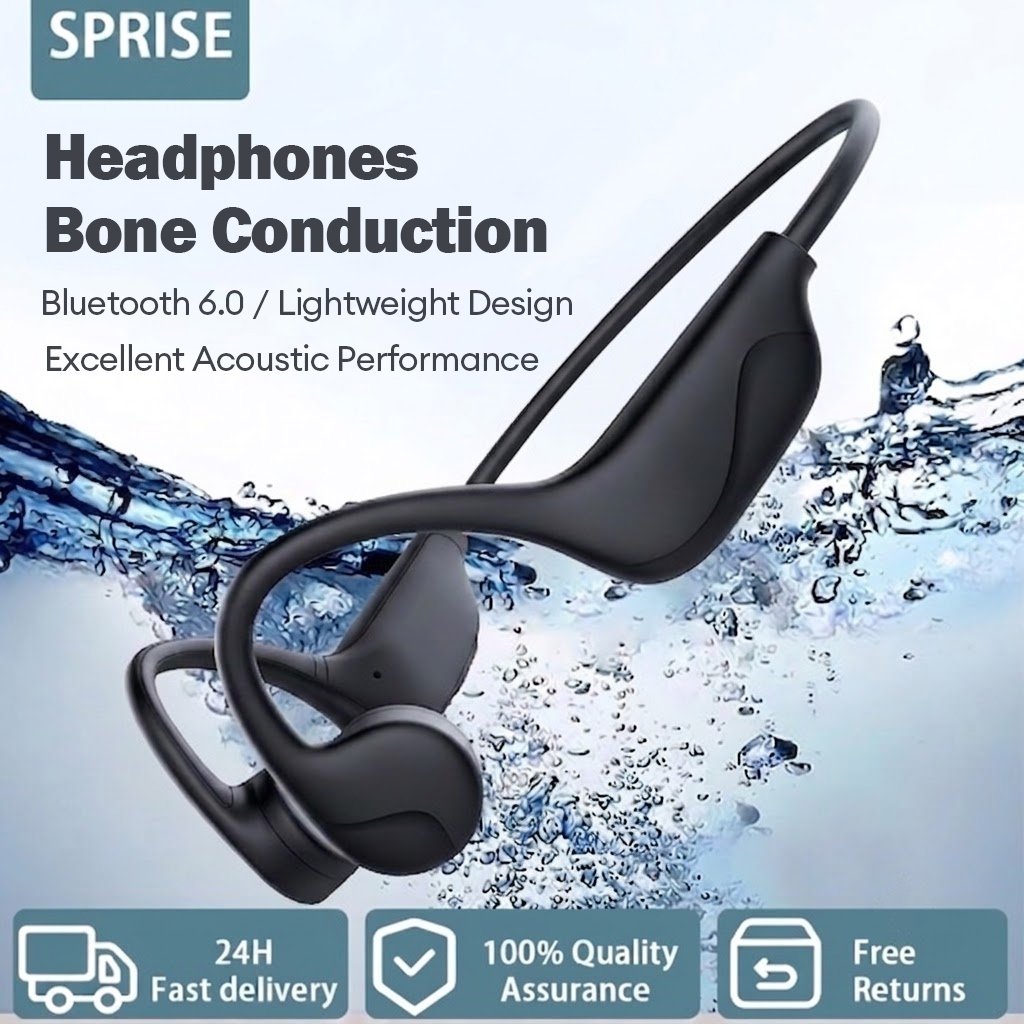 SPRISE ใหม่ X3 หูฟังไร้สายบลูทูธหูฟังกีฬา Bone Conduction ชุดหูฟังพร้อมไมโครโฟน