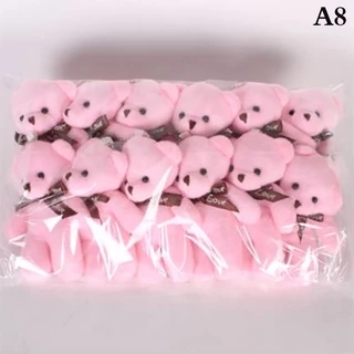 Ritasday 12 ชิ้น/ล็อตตุ๊กตานุ่มหมีของเล่นตุ๊กตาของขวัญเล็กๆใหม่
