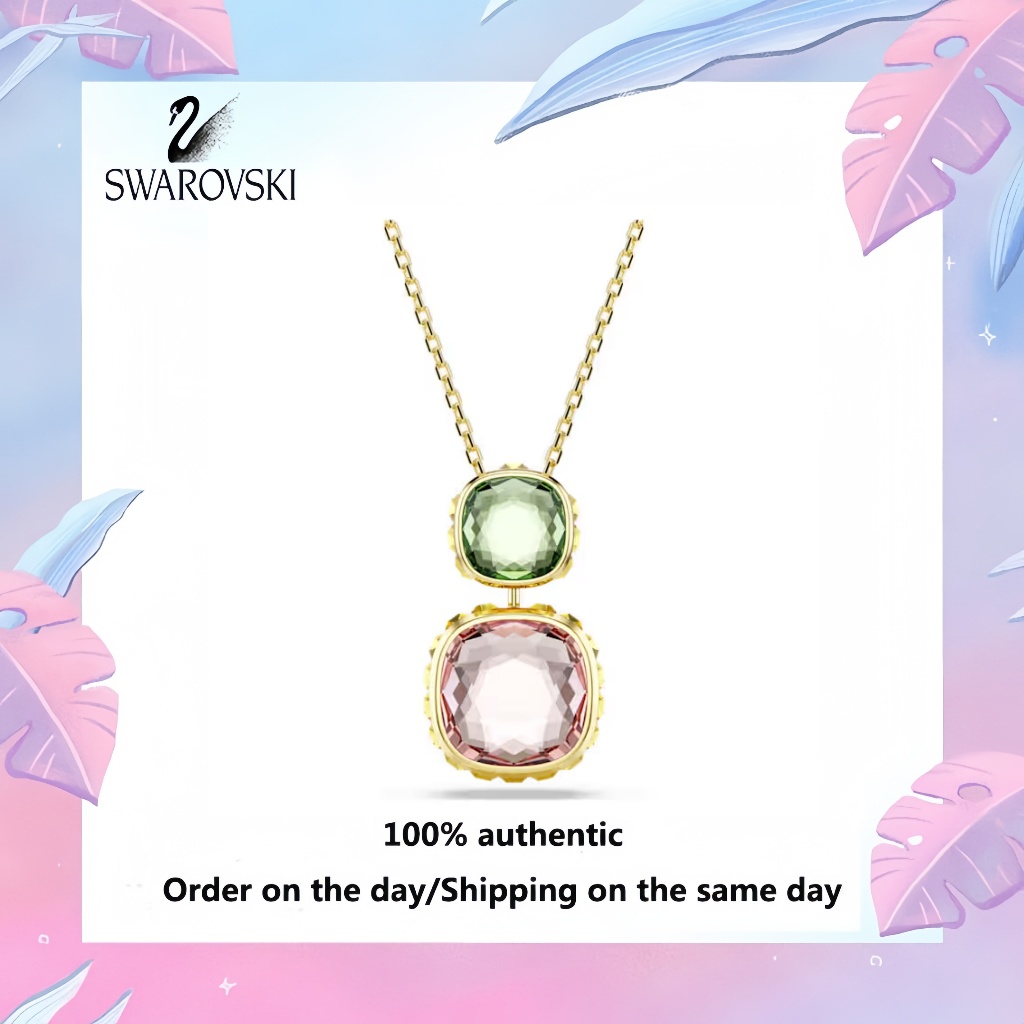 SWAROVSKI สวารอฟสกี้ แฟชั่นสตรีของขวัญวันวาเลนไทน์ของขวัญวันเกิด โครมา บิด ย้อนกลับสร้อยคออเนกประสงค์สร้อยคอแฟชั่นหรูหรา