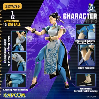 52TOYS FigLite Street Fighter 6 Ryu /ChunLi Figure Toy