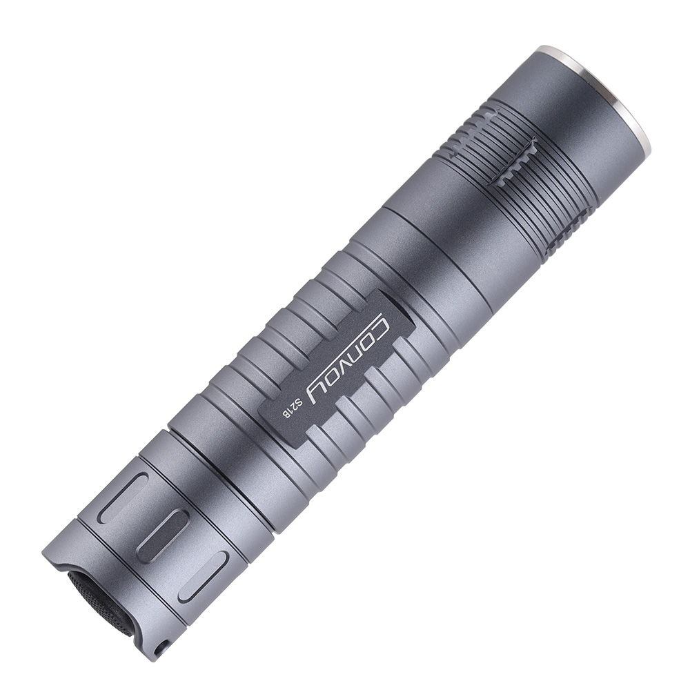 Convoy S21B สีเทา SST40 SFT40 SFT-42R LHP531 21700 ไฟฉาย