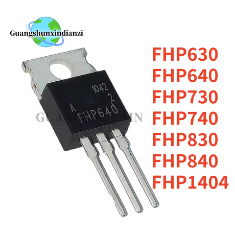 5PCS 100% ใหม่ FHP630 FHP640 FHP730 FHP740 FHP830 FHP840 FHP1404 FHP1404A 1404 TO-220 MOSFET หลอดในส