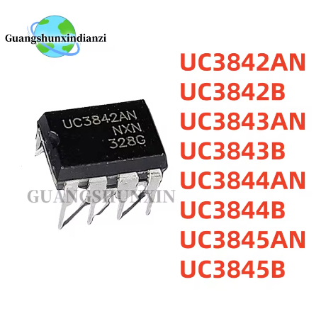 5PCS 100% ใหม่ UC3842AN UC3842B UC3843AN UC3843B UC3844AN UC3844B UC3845AN UC3845B DIP-8 power ชิปคุ