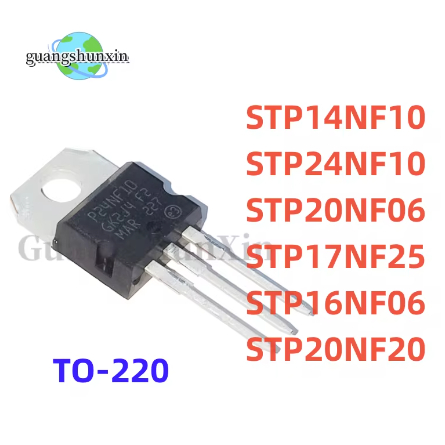 5PCS P24NF10 P14NF10 P16NF06 P17NF25 P20NF06 P20NF20 nuevo STP14NF10 STP16NF06 STP17NF25 MOS20NF20NF