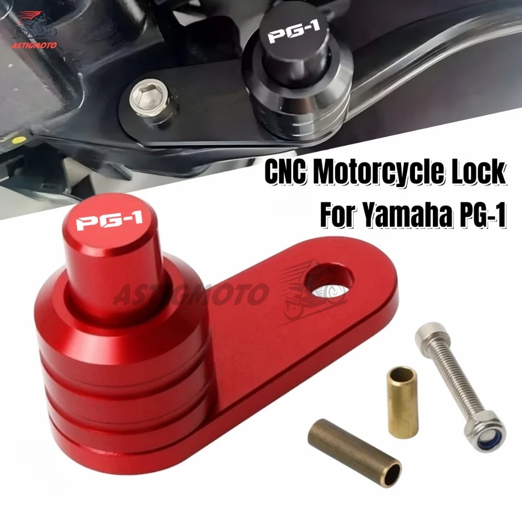 1 PCS สําหรับ YAMAHA PG-1 PG1 CNC Alloy เบรค Lever ล็อคที่จอดรถรถจักรยานยนต์สวิทช์เบรคพร้อมสกรู Anti-Slip Design